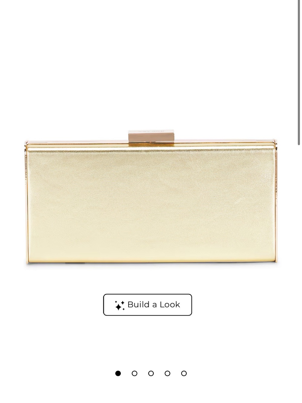 Metallic Gold Olga Berg Clutch